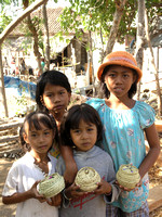 Kids at  beach Bali