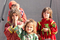 Kuchi Afghan girls in red
