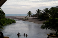 Swimming in river, Barahona, Dominican Republic