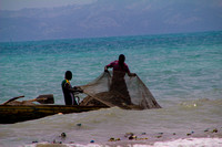 Men Fishing Port Salut Haiti