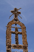 Cross made from yuccas flowers Guanajuato